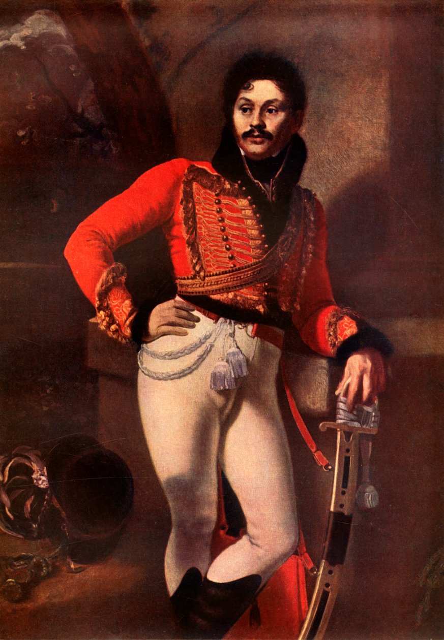 Retrato de Denis Davydov, c1811, 1939 de Orest Adamovich Kiprensky