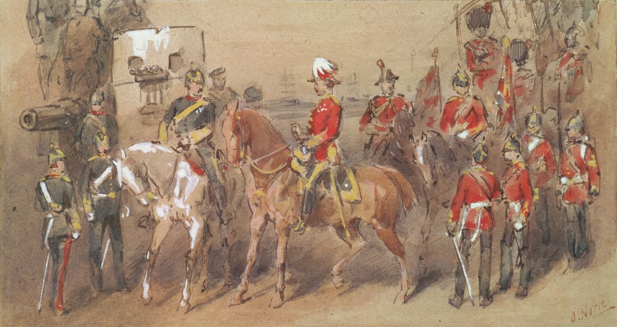 General Sir Garnet Wolseley (1833-1913) en Alejandría, 1882 de Orlando Norie