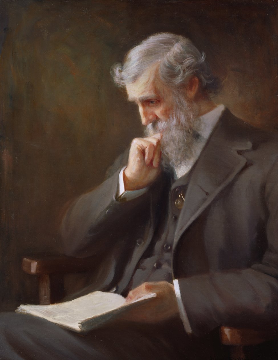 John Muir (1838-1914), c.1917 (óleo sobre lienzo) de Orlando Rouland