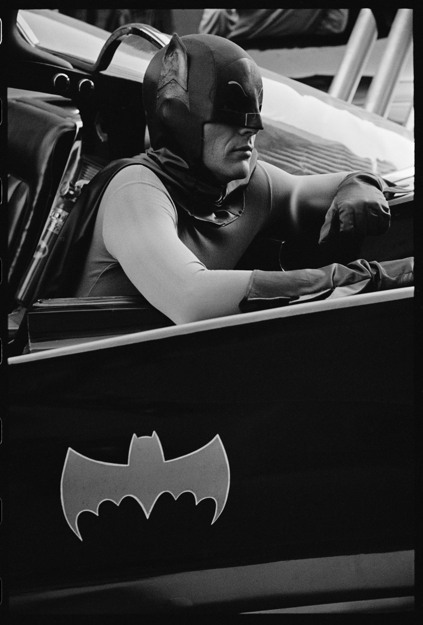 Batman en el set de la serie de TV 