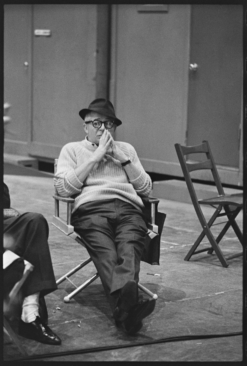 Billy Wilder en el set de 