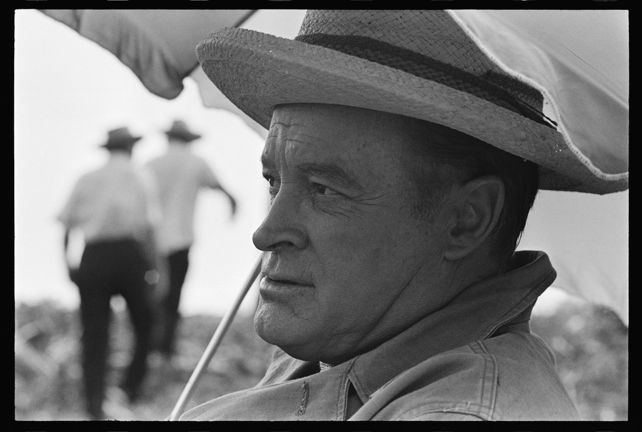 Bob Hope en el set de 