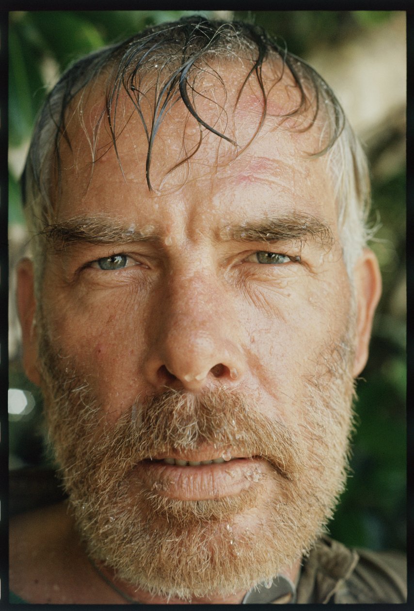 Lee Marvin en el set de 