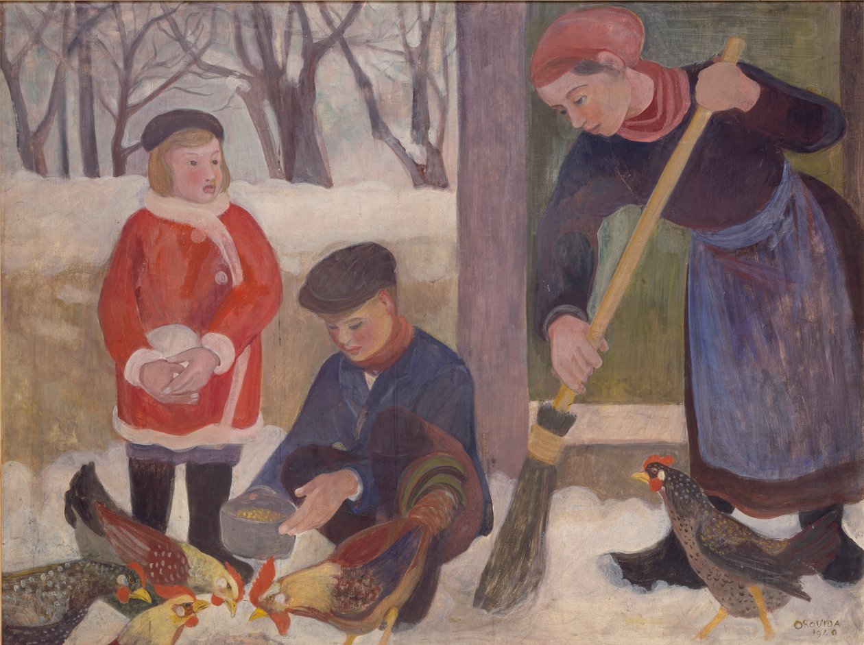 Invierno, 1940 de Orovida Camille Pissarro