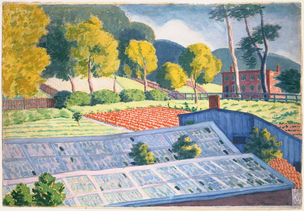Avenida Fort Washington en 1911 de Oscar Florianus Bluemner