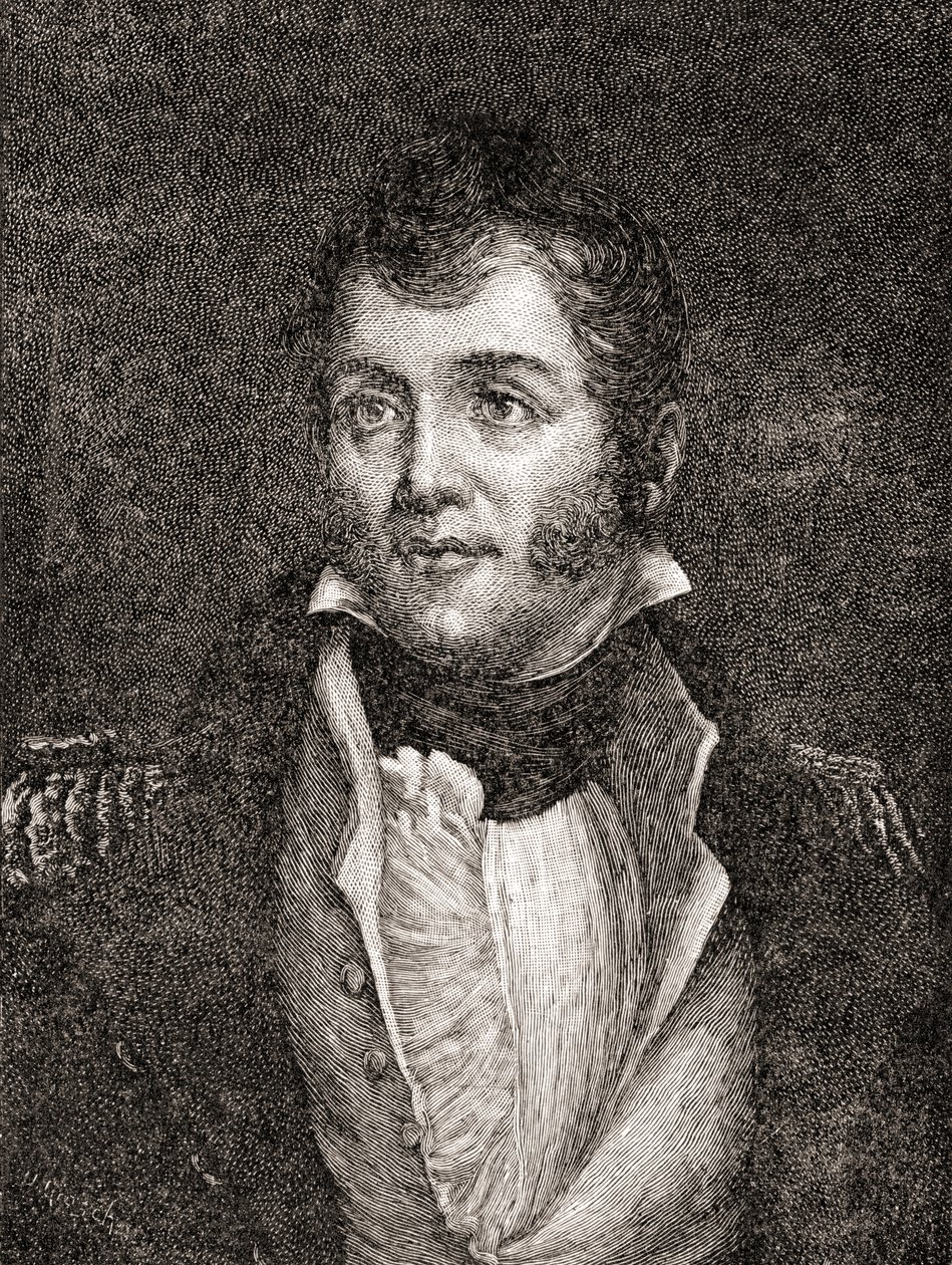 Comodoro de la Marina de los Estados Unidos Oliver Hazard Perry, de La Historia de Nuestro País, publicado en 1905 de Oscar Edward Grosch