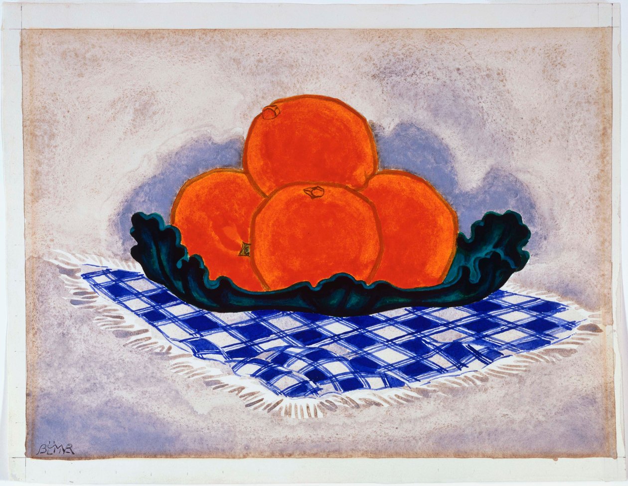 Naranjas de Oscar Florianus Bluemner