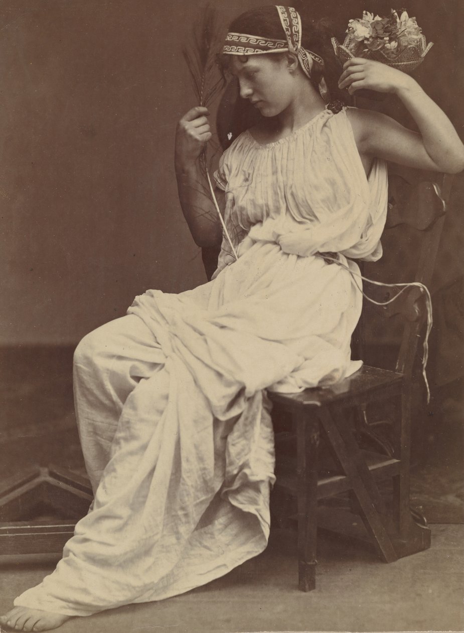 Flora contemplando la vanidad de Oscar Gustav Rejlander