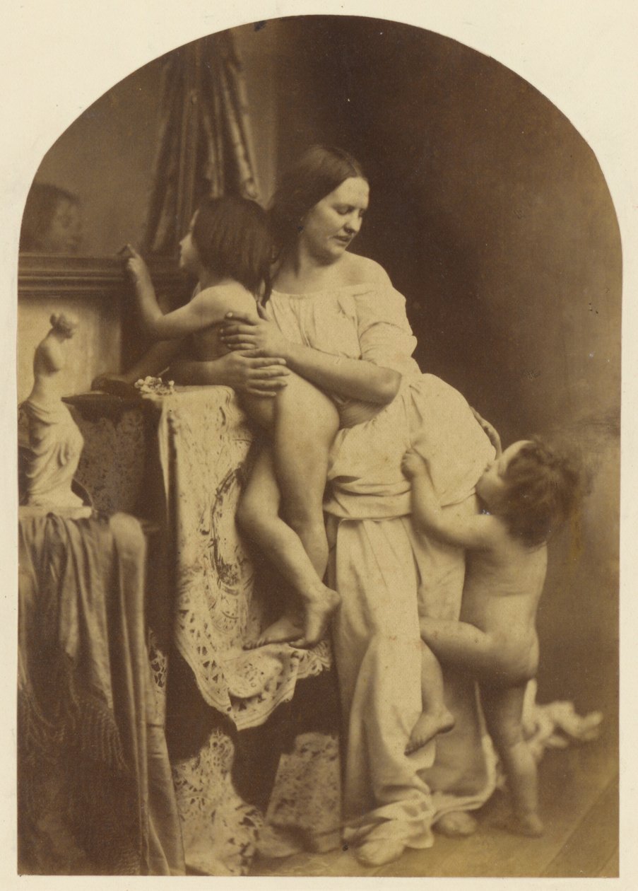 Virgen con el Niño y San Juan Bautista de Oscar Gustave Rejlander