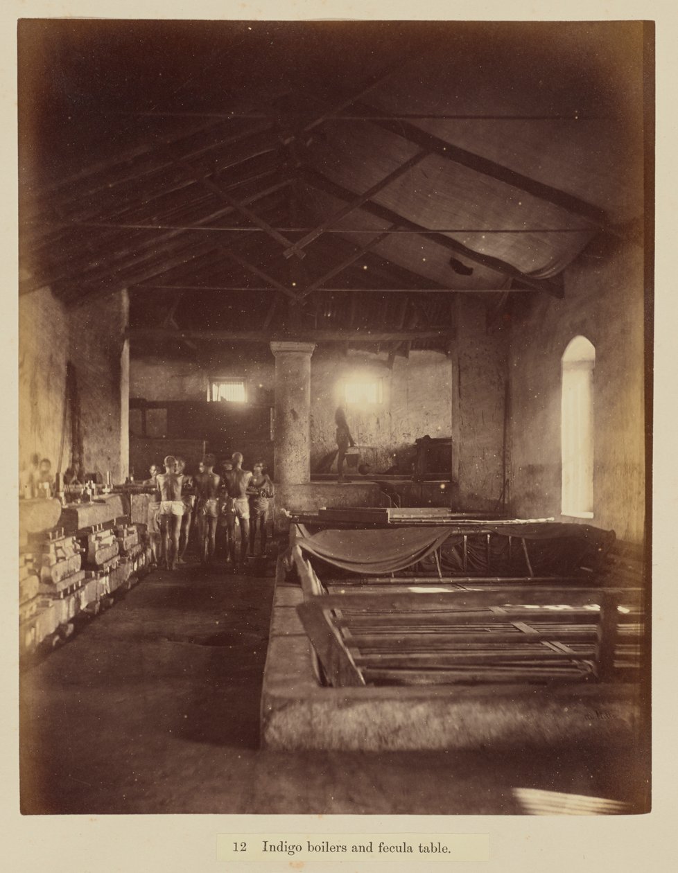 Calderas de añil y mesa de fecula de Oscar Jean Baptiste Mallitte