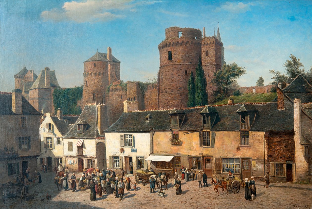 Mercado de Vitré de Oscar Kleineh