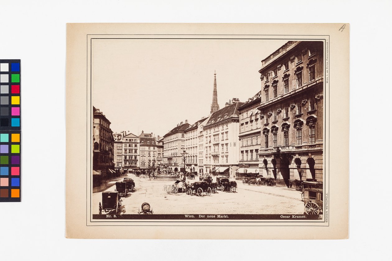 1, Neuer Markt - Vista general - Vista hacia la catedral de San Esteban de Oscar Kramer