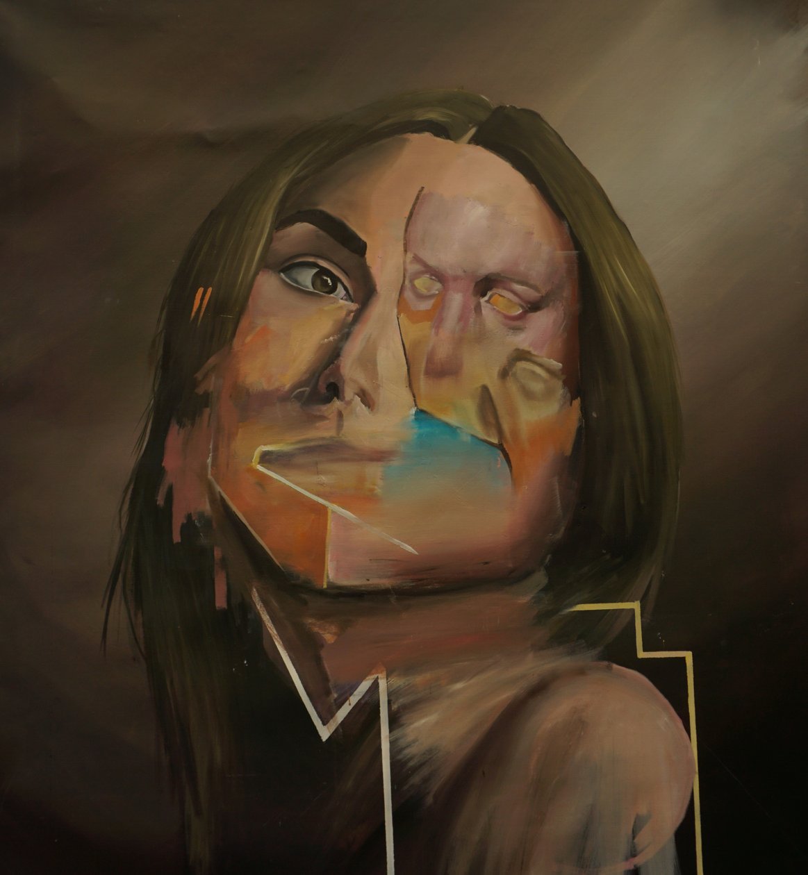 Pure, 2021-23 (óleo sobre lino) de Oscar Nin