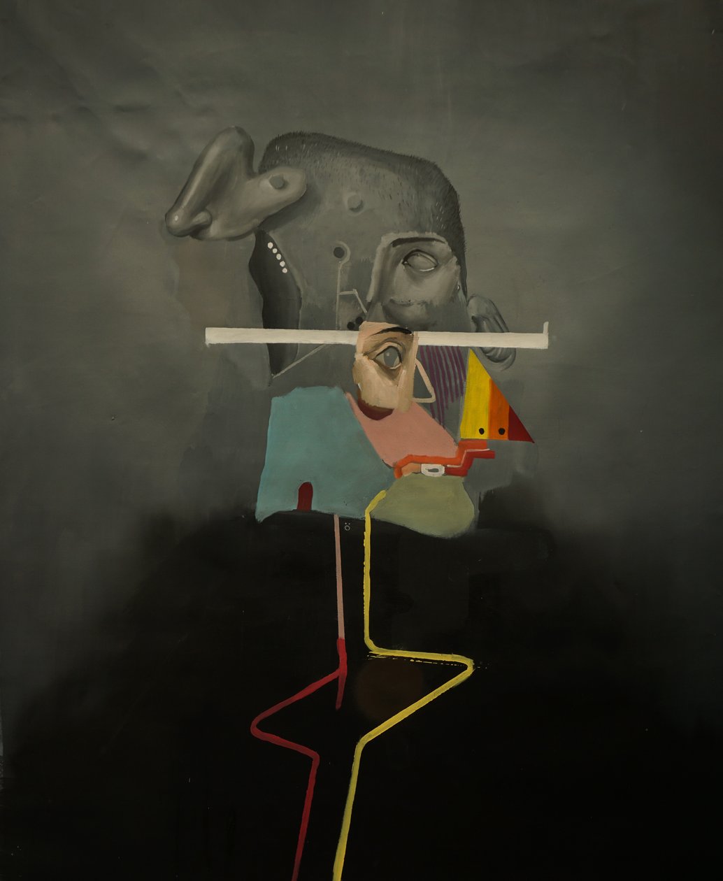 Silly, 2021-2014 (óleo sobre lino) de Oscar Nin