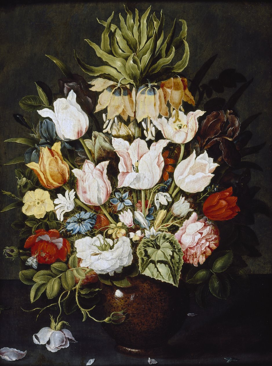 Un Jarrón de Flores, c. 1616 de Osias the Elder Beert
