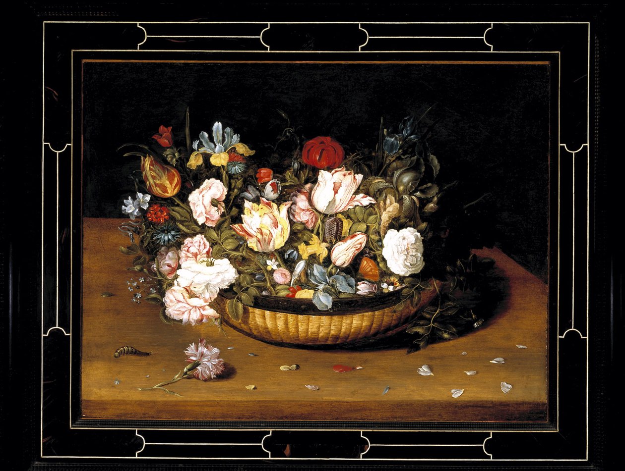 Cesta de flores, c.1615 de Osias the Elder Beert