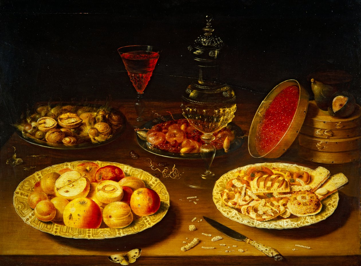Naturaleza muerta (óleo sobre tabla) de Osias the Elder Beert