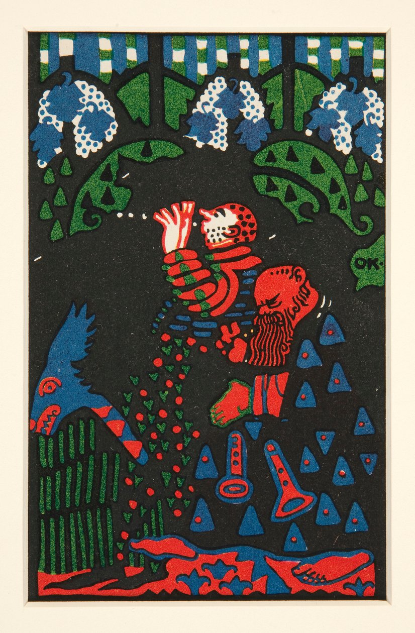 dos musicos de Oskar Kokoschka