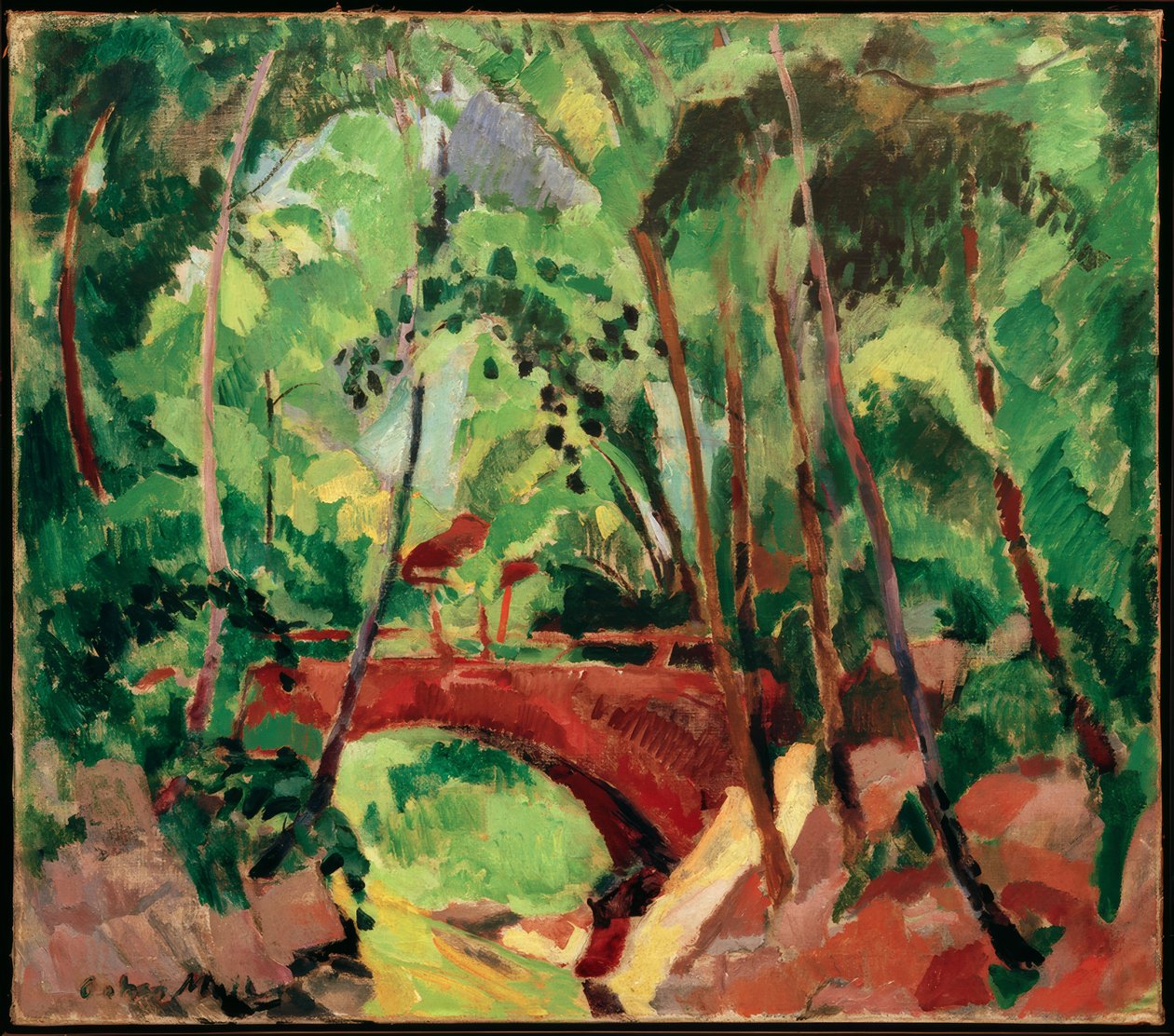 Puente de Grunewald de Oskar Moll