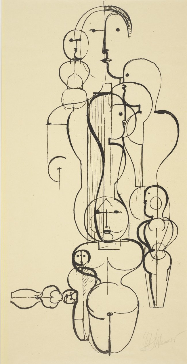 Plan figurativo K 1 de Oskar Schlemmer