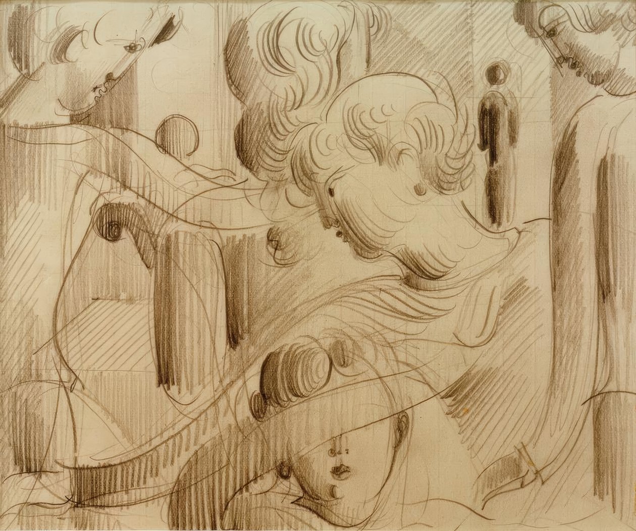Composición de figuras de Oskar Schlemmer