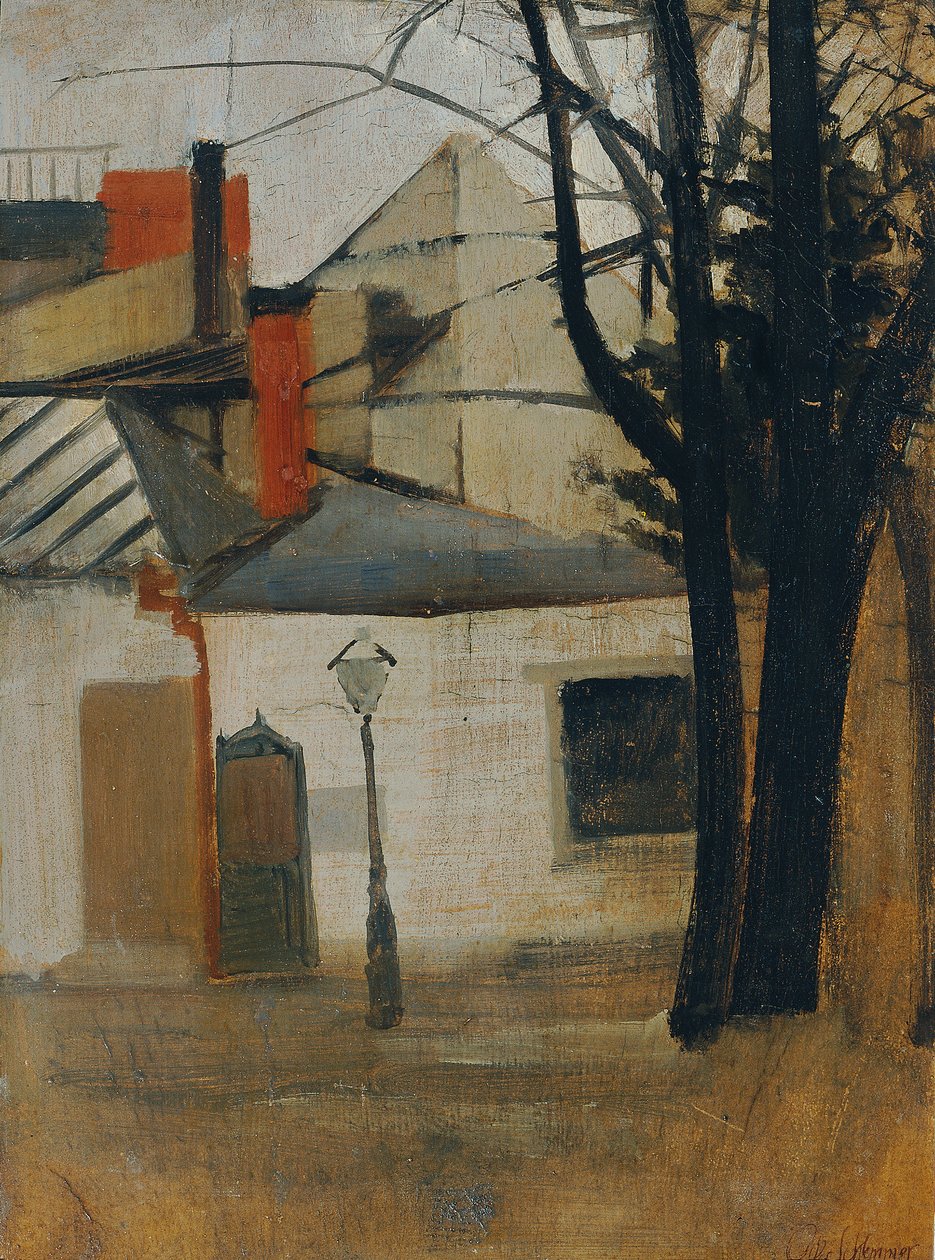 tienda de gasolina de Oskar Schlemmer
