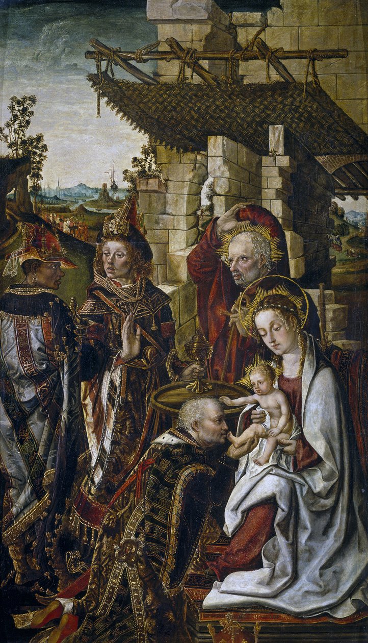 La Adoración de los Magos, c. 1490-1499 de Osona