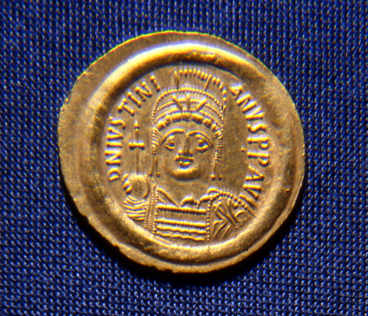 Moneda del Rey Totila, 541-52 (metal) de Ostrogothic