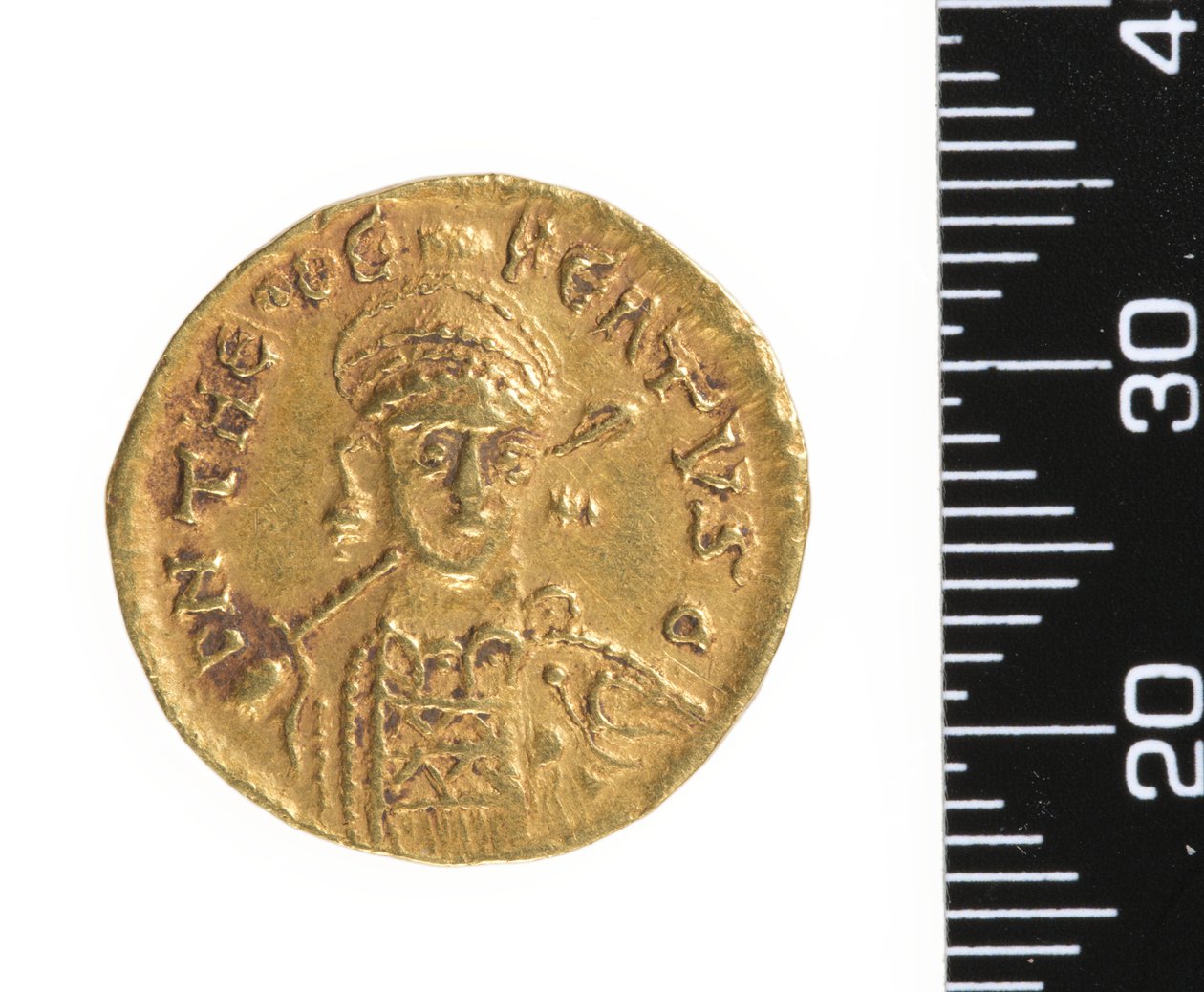 Moneda (anverso) c.534-548 de Ostrogothic Ostrogothic