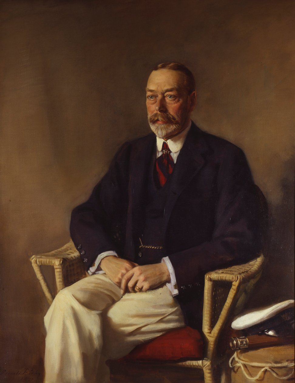 Jorge V por Oswald Birley de Oswald Hornby Joseph Birley