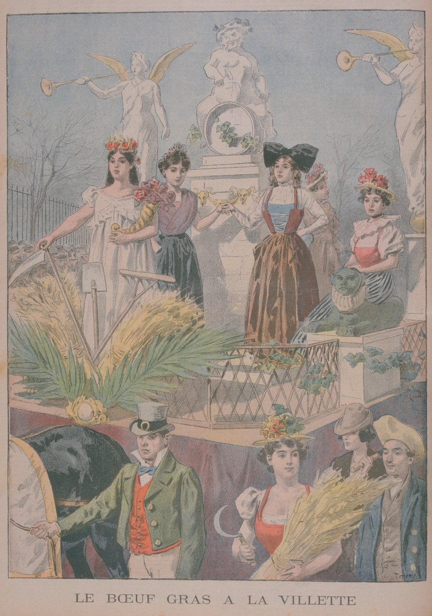 Festividades del Buey Engordado, Villette, París, 1900 de Oswaldo Tofani