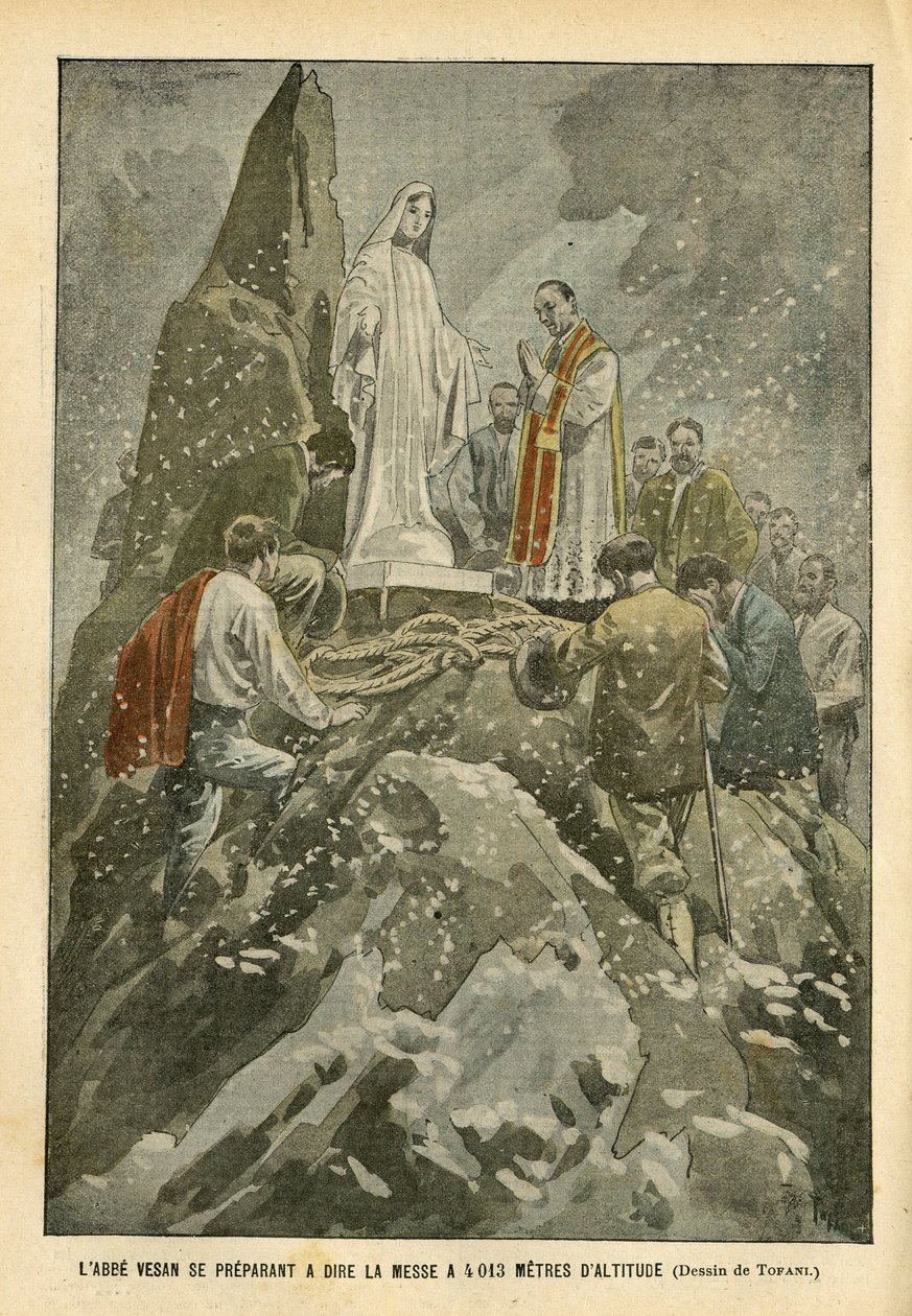 Ilustración de Oswaldo Tofani (1849-1915) en Le Pelerin de Oswaldo Tofani