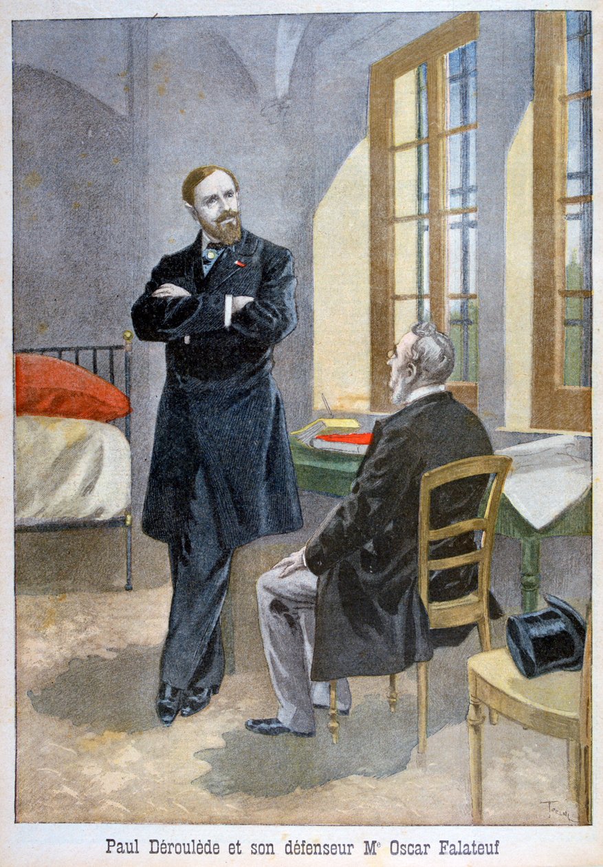 Paul Déroulède y su defensor Oscar Falateuf, 1899 de Oswaldo Tofani