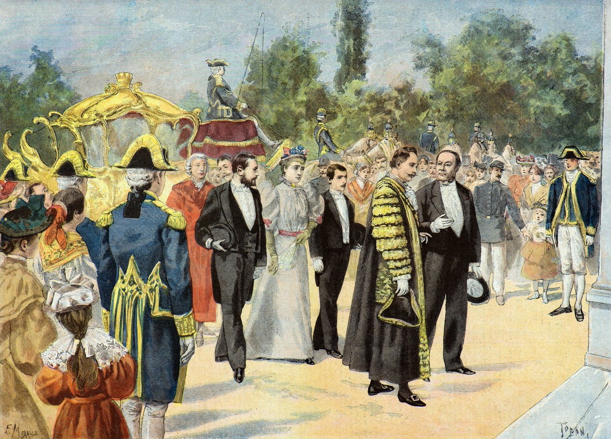 Sir Joseph Renals visita Burdeos de Oswaldo Tofani