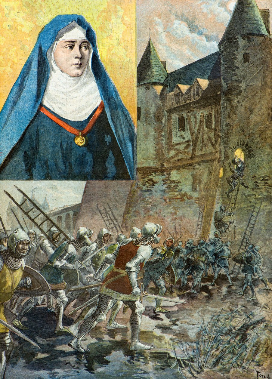 La monja benedictina julienne duguesclin de Oswaldo Tofani