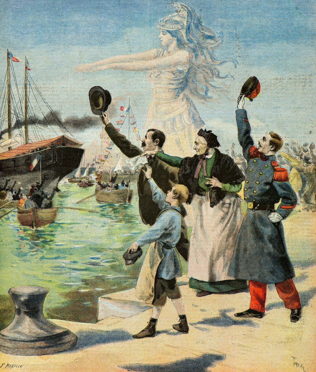 La salida del cuerpo expedicionario de Oswaldo Tofani