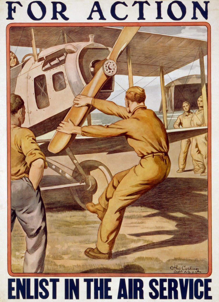 Para la acción, alístese en el Servicio Aéreo, 1917-20 de Otho Cushing