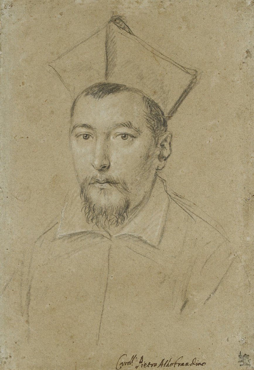 Retrato del Cardenal Pietro Aldobrandini de Ottavio Mario Leoni