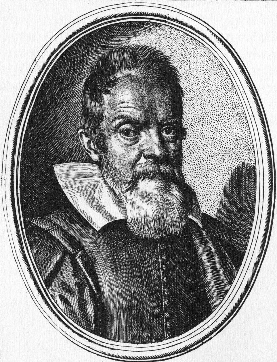 Galileo Galilei (grabado) de Ottavio (after) Leoni