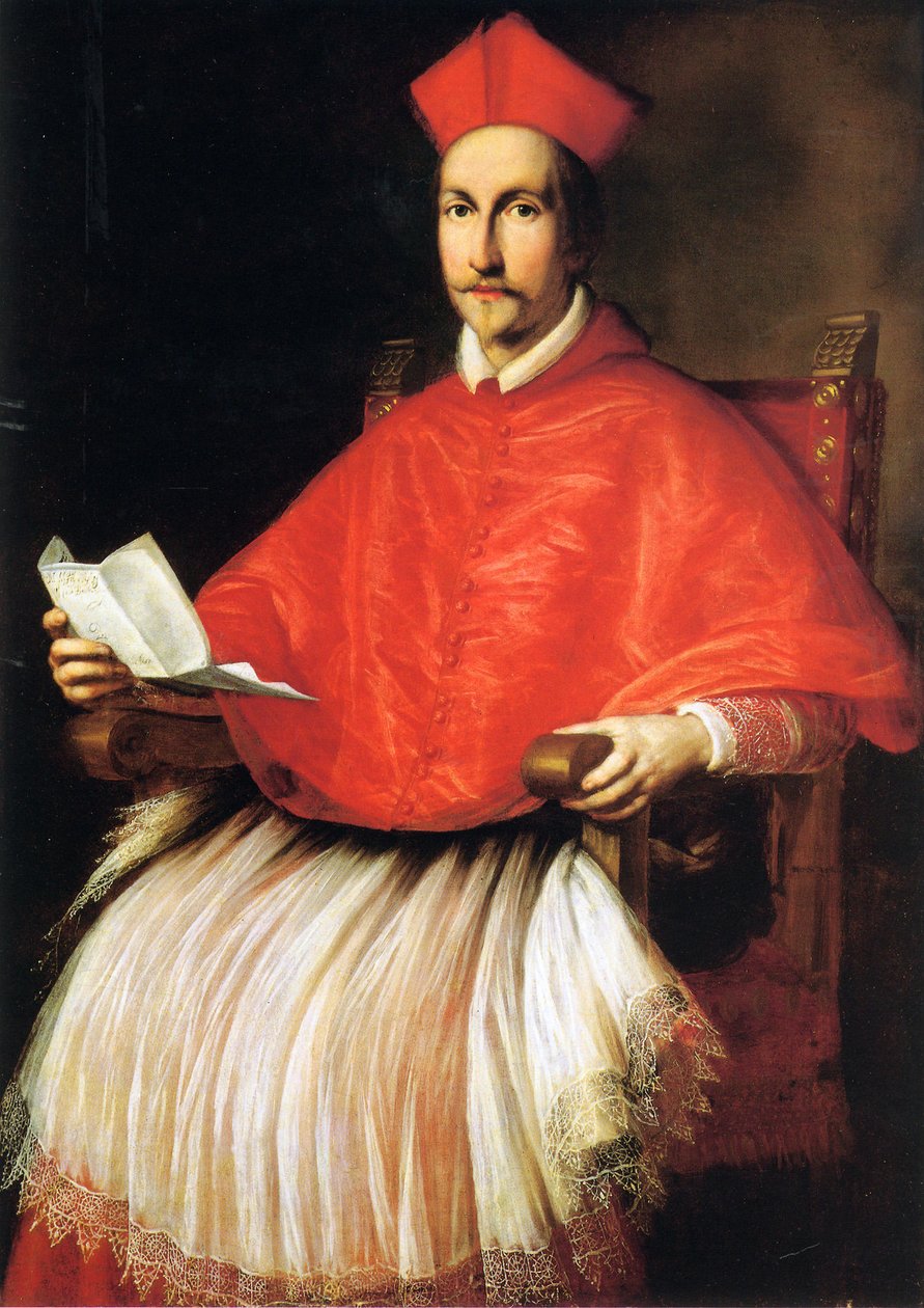 Retrato del cardenal Francesco Barberini de Ottavio Leoni