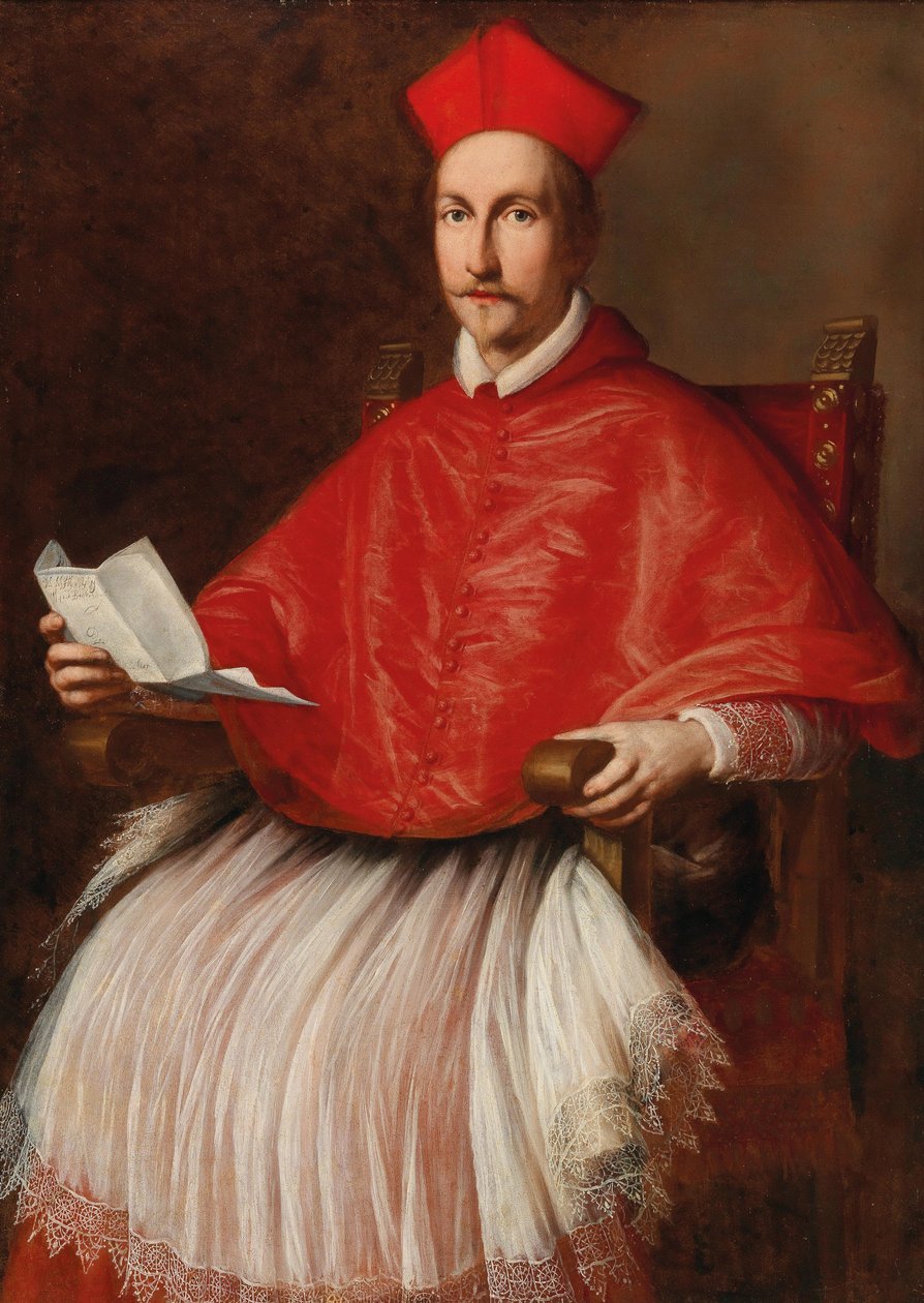 Retrato del Cardenal Francesco Barberini 1597-1679, ca 1624 de Ottavio Maria Leoni