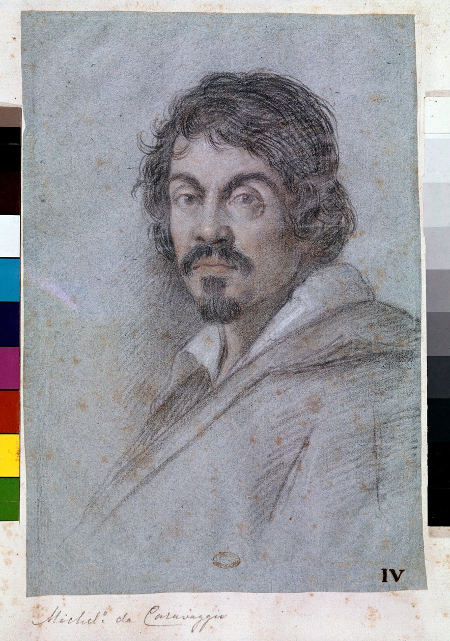 Retrato de Michelangelo Merisi da Caravaggio de Ottavio Mario Leoni