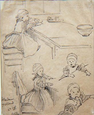 Estudios de Niños de Ottilia Eva Adelborg