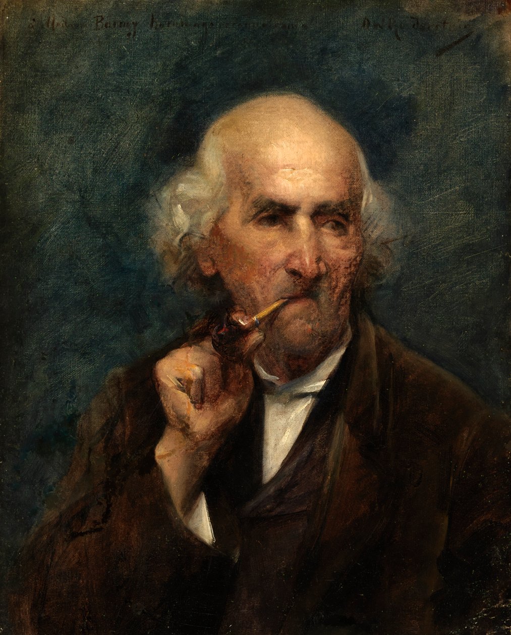 Viejo con Pipa de Ottilie Wilhelmine Roederstein