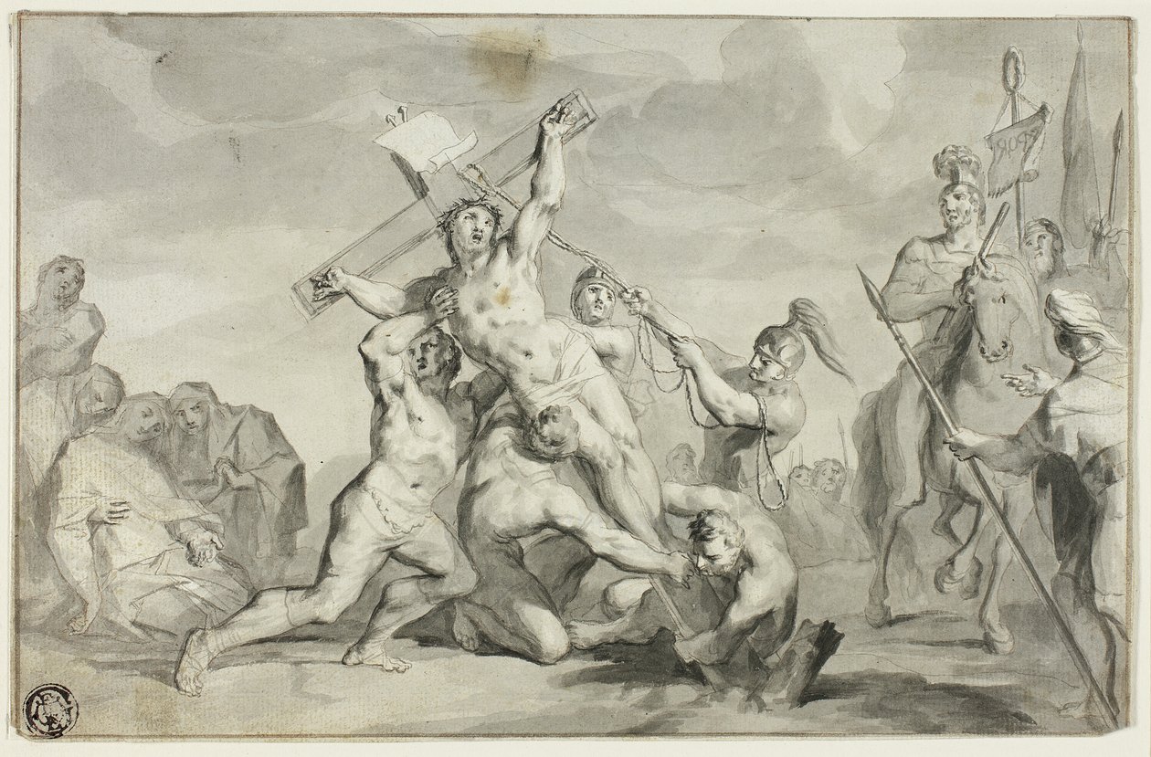 El levantamiento de la Cruz de Ottmar Elliger the Younger
