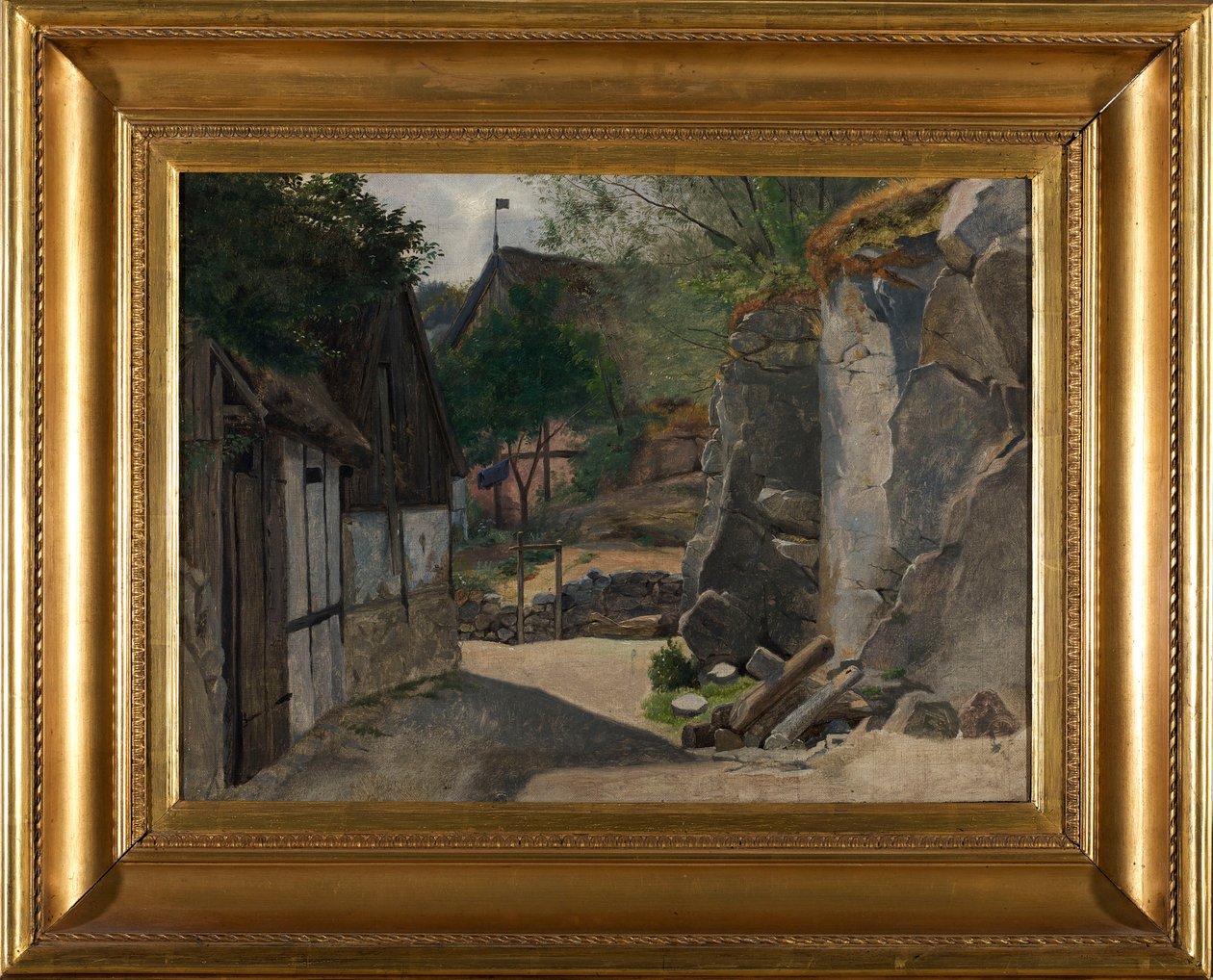 Vista de Gudhjem de Otto Haslund