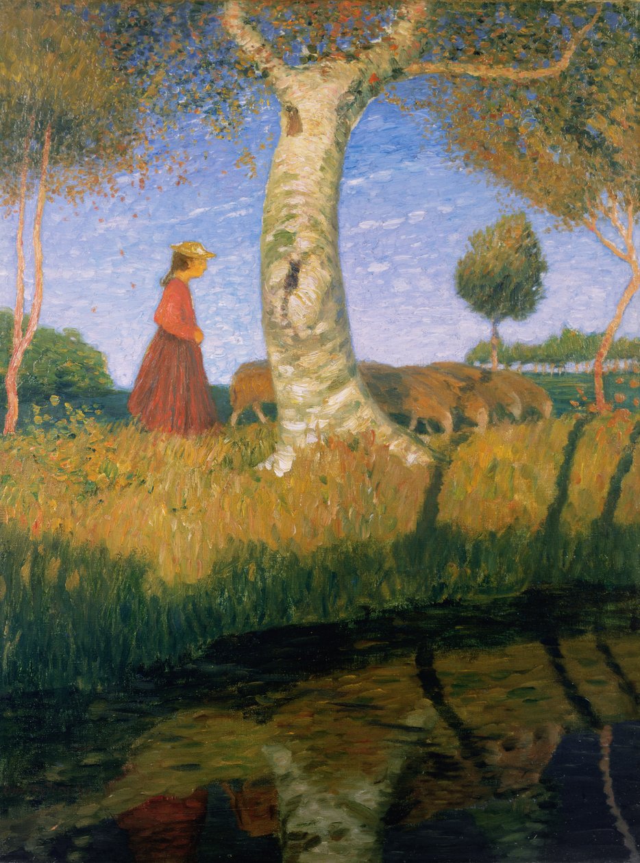 Día soleado de otoño de Otto Modersohn