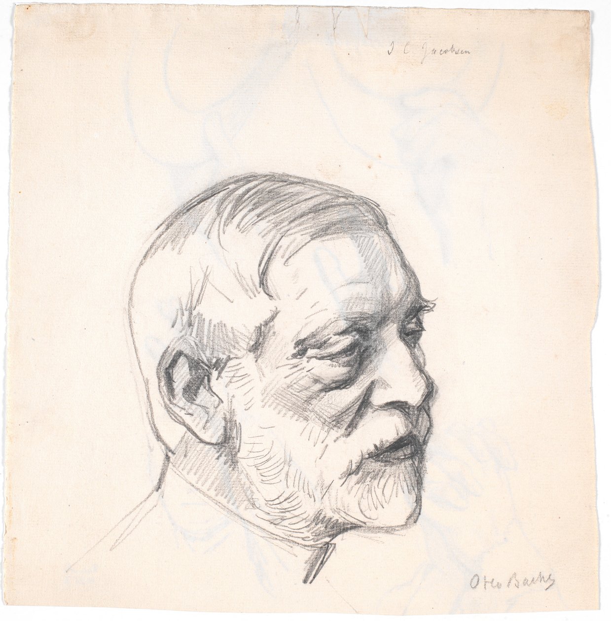 Cabeza del cervecero J.C. Jacobsen de Otto Bache