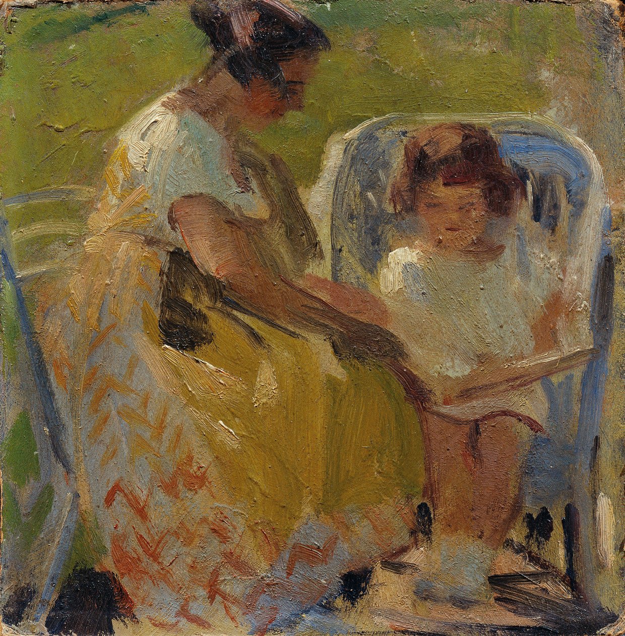 Elle Lanzer y su hija Bettina de Otto Friedrich