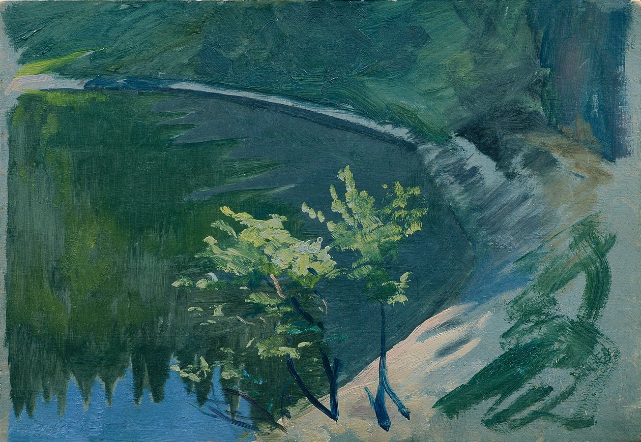 Rincón del lago en el Berghof de Otto Friedrich